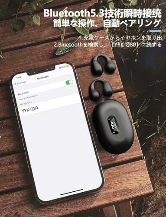 楽天市場】2023年 新登場 OWSイヤホン オープンイヤー型設計 