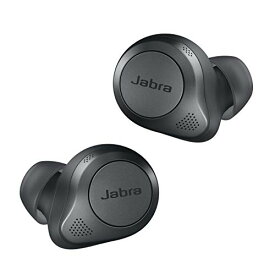 Jabra 完全ワイヤレスイヤホン アクティブノイズキャンセリング Elite 85t グレー bluetooth 5.1 マルチポイント対応 2台同時接続 外音取込機能 専用アプリ マイク付 セミオープンデザイン ワイヤレス充電対応 最大2年保証 国