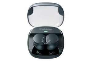 audio-technica ATH-CKS50TW2 BK ���S���C�����X�C���z�� bluetooth �}�O�l�e�B�b�N�X�C�b�`�@�\ �ő��65���ԍĐ� IP55 �h���h�o �}���`�|�C���g�Ή� �u���Y��A���[�g �q�A�X���[ ��x�����[�h �}���[