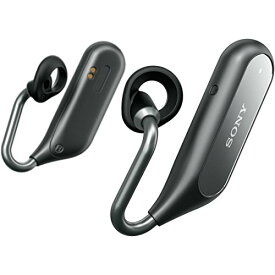 ソニー 完全ワイヤレスイヤホン Xperia Ear Duo XEA20JP : オープンイヤー ボイスアシスタント機能 クアッドビームフォーミングマイク搭載 2018年モデル ブラック XEA20JP B