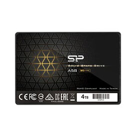 シリコンパワー 4TB SSD 3D NAND A58 SLCキャッシュパフォーマンスブースト SATA III 2.5インチ 7mm 内蔵ソリッドステートドライブ SP004TBSS3A58A25