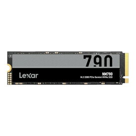 Lexar SSD 4TB PCIe Gen4x4 M.2 NVMe 2280 グラフェン放熱シート搭載 PS5動作確認済み R:7400MB/s W:6500MB/s NM790 高耐久3D NAND 国内正規品 メーカー5年保証