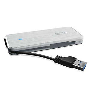 �G���R�� �|�[�^�u��SSD 480GB USB3.2(Gen1)�Ή� �P�[�u�����[ �f�[�^�����T�[�r�XLite�t �z���C�g ESD-EC0480GWHR