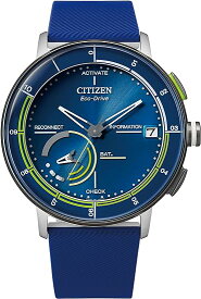 シチズン 腕時計 エコ ドライブ 光発電スマートウォッチ Eco-Drive Riiiver ラバーバンドモデル BZ7014-06L メンズ ブルー