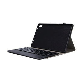 Lenovo Pad Tab P11 J606Fタブレット用タッチパッドキーボードケース、Androidタブレット用ワイヤレスリムーバブルBluetoothキーボード付きスリム軽量スタンドカバー(ブラック)