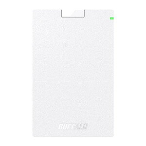 バッファロー BUFFALO USB3.2(Gen1)対応ポータブルHDD Type-Cケーブル付 2TB ホワイト HD-PGAC2U3-WA