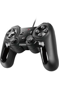 �G���R�� USB �Q�[���p�b�h 13�{�^�� Xinput �U�� �A�� ���ϋv �����X�^�[�n���^�[���C�Y:�T���u���C�N����m�F�� �u���b�N JC-U4013SBK