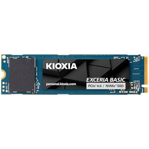 �L�I�N�V�A KIOXIA ���� SSD 1TB PCIe Gen4 4 NVMe 2.0d M.2 Type 2280 (�ő�Ǎ�:7,200MB/s) BiCS FLASH 5�N�ۏ� EXCERIA BASIC SSD-CK1.0N4B/N �������K
