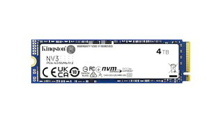 �L���O�X�g���e�N�m���W�[ Kingston SSD NV3 4TB PCIe Gen 4.0 x4 �ő�6,000MB/�b M.2 2280 NVMe ���K�㗝�X�ۏؕi 5�N�ۏ� SNV3S/4000G