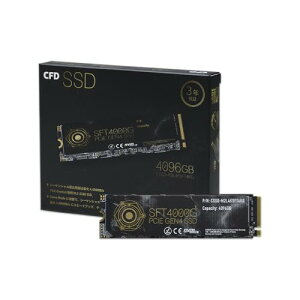 CFD SSD M.2 NVMe SFT4000G �V���[�Y PS5 ����m�F�ς� 3D NAND TLC�̗p SSD PCIe Gen4 4 (�ǂݎ��ő�4400MB/S) M.2-2280 NVMe ����SSD 4TB (4096GB)