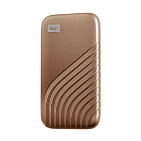 ウエスタンデジタル(Western Digital) WD ポータブルSSD 2TB ゴールド USB3.2 Gen2 Type-c My Passport SSD 最大読取り1050 MB/秒 外付けSSD /メーカー5年保証 WDBAGF0020B