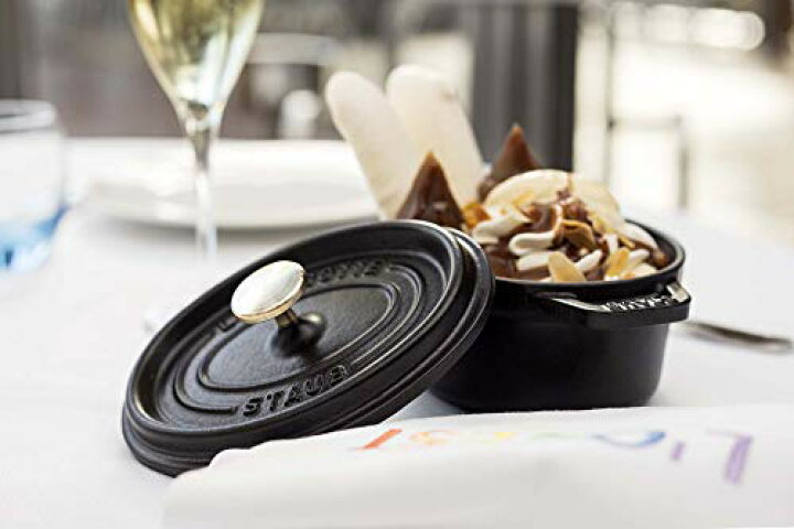 楽天市場】ストウブ(Staub) 「 ミニ ピコ ココット ラウンド ブラック 