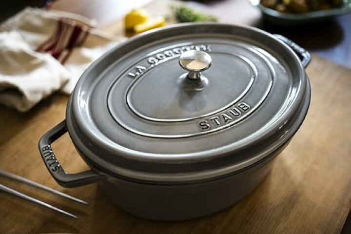 楽天市場】staub ストウブ 「 ピコ ココット オーバル グレー 17cm 