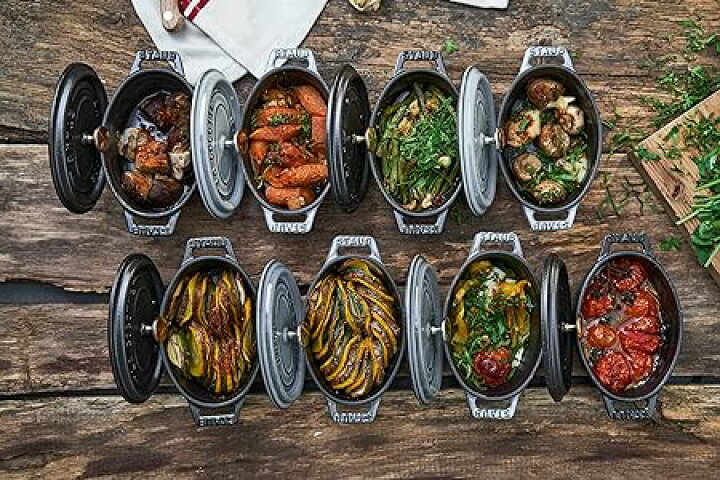 楽天市場】staub ストウブ 「 ミニ ピコ ココット オーバル グレー 