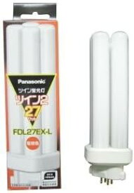 パナソニック 10個セット コンパクト形蛍光灯 27W 3波長形電球色 ツイン蛍光灯 ツイン2(4本束状ブリッジ) FDL27EX-L_set