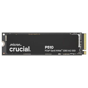 Crucial(�N���[�V����) P510 2TB 3D NAND NVMe PCIe5.0 M.2 SSD �ő�10,000MB/�b CT2000P510SSD8-JP �������K�ۏؕi