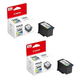 キヤノン BC-346XL 3色カラー 大容量 2160C001 純正 FINEカートリッジ 2本セット