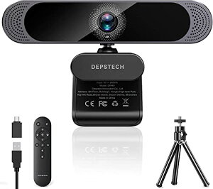 2024AbvO[h WEBJ 4K I[gtH[JX Rt DEPSTECH EFuJ x/ʓx߉\ 3{Y[ mCYጸ}CN ␳ USBڑ PCJ rfI`bg rf