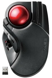 エレコム トラックボールマウス ワイヤレス 大玉 8ボタン チルト機能 ブラック M-HT1DRBK