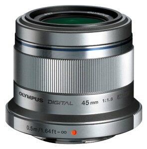 OLYMPUS �P�œ_�����Y M.ZUIKO DIGITAL 45mm F1.8 �V���o�[