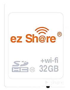 ŐV4 32GB ezShare Wi-Fi@\SDHCJ[h Class10 Android/iOSΉ COe[ Wi-FiSD-32G sAi