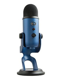 Logicool G Blue Yeti ゲーミングマイク BM400MB USB コンデンサーマイク ゲーミング 実況 ストリーミング 配信 マイク ミッドナイトブルー ブルー 青 PC Mac PS5 PS4 国内正規品