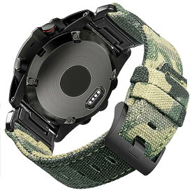 Torbollo ガーミンキャンバスバンド 22MM Garmin Fenix 7 Solar / Fēnix 7 Pro / Fenix 7 Sapphire Solar / EPIX 2 / Fenix 5 / Fenix 5 Plus / For