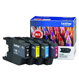 ブラザー工業 brother純正 インクカートリッジ4色パック LC12-4PK 対応型番:MFC-J6710CDW、MFC-J710D、DCP-J940N、DCP-J540N 他