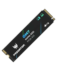 Acer Predator M.2 SSD 4TB GM7 NVMe1.4 2280 PCIe Gen4 4 (őǂݍ݁F7400MB/sAő发݁F6500MB/s) SSD ϋv 3D NAND TLC PS5mFς [