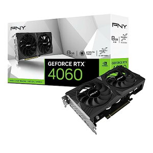 PNY Technologies GeForce RTX 4060 8GB STANDARD DUAL FAN �O���t�B�b�N�X�{�[�h VCG40608DFXPB1 VD8564