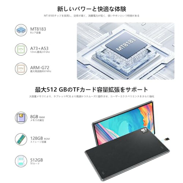 楽天市場】2024 NEW Android 12 タブレット SGIN 10.1インチ 