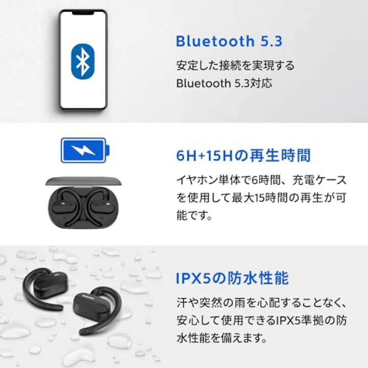 楽天市場】PHILIPS(フィリップス) TAA6708 ブラック 完全ワイヤレス 
