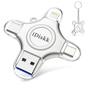 APPLE mfiF؍ς iDiskk 256GB iPhone usb Lightning+USB A+Type-C+MicrofoCXɑΉ OttbV[ lCusb iphoneLO LightningRlN^[