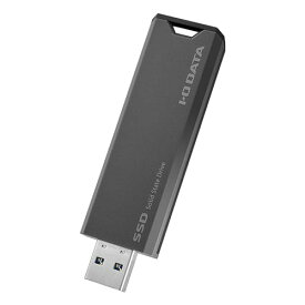 IODATA スティックSSD 1TB グレー ブラック 小型 高速転送 ポータブル PS5/Windows/Mac/Chromebook USB 10Gbps (USB 3.2 Gen 2)対応 日本メーカー SSPS-US1GRE