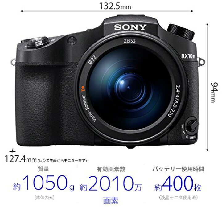楽天市場】SONY(ソニー) コンパクトデジタルカメラ Cyber-shot RX10IV 