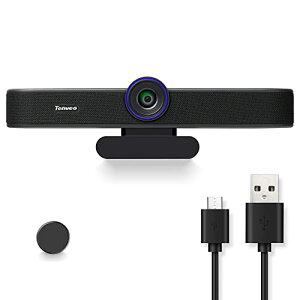 Tenveo webcJ| 60fps }CN Xs[J[ HD1080P PC USB Lp116 FacecammCYጸƃGR[LZ ␳ vCoV[Vb^ t ݑΖ/IC/EFuc/e