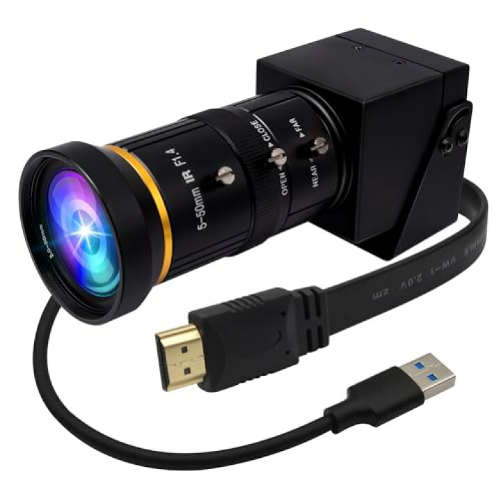 楽天市場】ELP 4K USB3.0 HDMI USBカメラ手動ズームウェブカメラ4K 