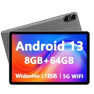 2024eʃAbvf[g Android 13 8RA VASOUN ^ubg 10C` wi-fif 8GB +64GB+1TBg\ WideVine L1ΉA5G Wi-Fi 6A6000mAhobe[A2MP/8MPJ 1