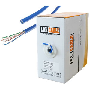 100m CAT6 LANP[u  (RlN^[) PoEΉ S̍uhi mCYɋPdl 1Gbps UTP PoEJPCLANʐMP[u Y}[Nt p 100m BOX KC-12989