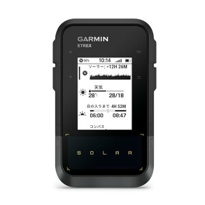 GARMIN(�K�[�~��) eTrex Solar �\�[���[�[�d�Ή�GPS�n���h�w���h Android/iOS�Ή� ���{���K�i