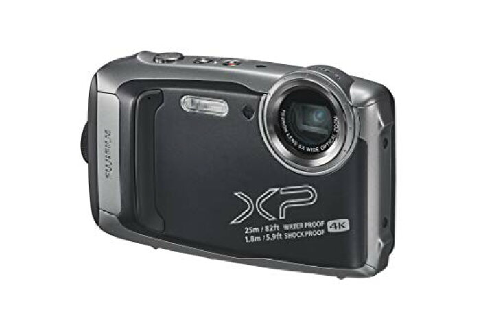 楽天市場】富士フイルム(FUJIFILM) 防水カメラ XP140 ダークシルバー  