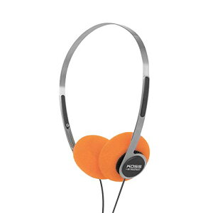 Koss x Retrospekt P/21 ���g���I���C���[�w�b�h�z���A���g���I�����W�t�H�[���A���߉\�ȃw�b�h�o���h�A�L��3.5mm�v���O�A�I�����W�u���b�N�A�V���o�[�B