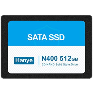 Hanye 512GB 3D NAND TLC̗p ^ SSD 2.5C` 7mm SATAIII 6Gb/s A~➑ K㗝Xi [J[3Nۏ
