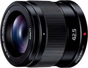 pi\jbN(Panasonic) Pœ_ ]Y }CNtH[T[Yp ~bNX G 42.5mm/ F1.7 ASPH. / POWER O.I.S. ubN H-HS043-K