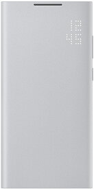 Galaxy S22 Ultra 5G ケース 純正 スマートLEDビュー ライトグレー | SMART LED VIEW COVER EF-NS908 海外純正品