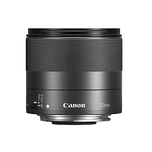 Canon �L���m�� �P�œ_�����Y EF-M32mm F1.4 STM �~���[���X���Ή� �u���b�N �S��56.5mm EF-M3214STM