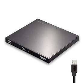 ロジテック ブルーレイドライブ 外付け USB-A Type-A ケーブル付属 ポータブル M-DISC 国内メーカー BD再生 ソフト無し LBD-LPWAWU3NDB