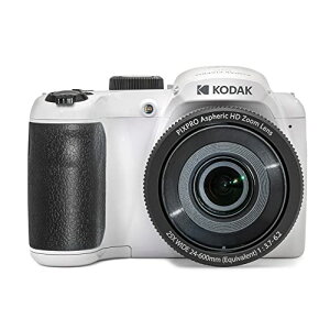 KODAK PIXPRO Astro Zoom AZ255-WH 16MP �f�W�^���J���� 25�{���w�Y�[�� 24mm �L�p 1080P �t��HD�r�f�I 3�C���`LCD(�z���C�g)