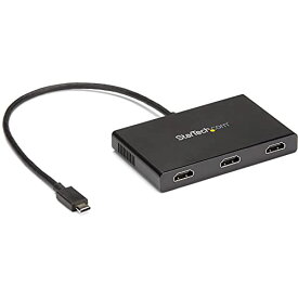 StarTech.com USB-C - HDMIマルチモニターアダプタ 3ポートMSTハブ 4K対応 3ポートHDMI Windowsのみ対応 MSTCDP123HD