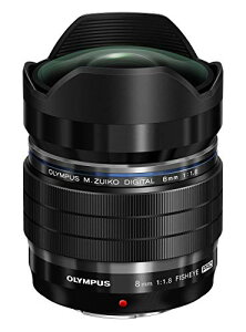�I�����p�X OLYMPUS �}�C�N���t�H�[�T�[�Y�p�t�B�b�V���A�C�����Y M.ZUIKO DIGITAL ED 8mm F1.8 Fisheye PRO EF-M0818PROBLK